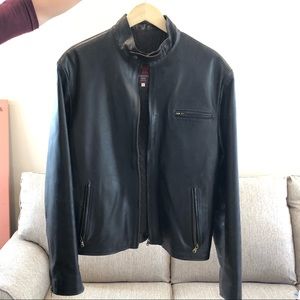 Vintage Italian leather jacket 38R